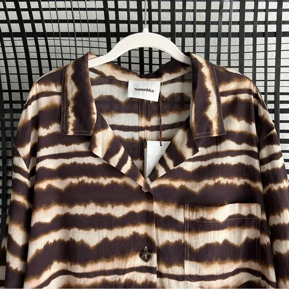 Nanushka soho tie dye shirt - Picture 4 of 11